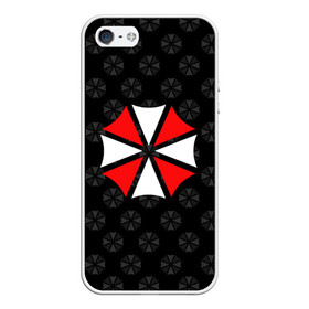 Чехол для iPhone 5/5S матовый с принтом UMBRELLA CORP в Новосибирске, Силикон | Область печати: задняя сторона чехла, без боковых панелей | ada wong | biohazard | leon | nemesis | project resistance | raccoon city | re | re3 | resident evil | resident evil 3 | rpd | stars | umbrella | ада вонг | амбрелла | немезис | ужасы