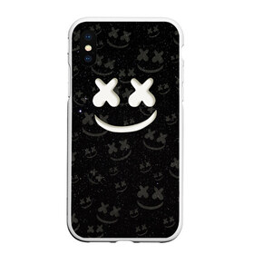 Чехол для iPhone XS Max матовый с принтом Marshmello Cosmos в Новосибирске, Силикон | Область печати: задняя сторона чехла, без боковых панелей | Тематика изображения на принте: marshmello | диджей | звезды | клуб | клубная музыка | космос | маршмеллоу | маршмэлло | маршмэллоу | музыка | небо | ночь | электронная