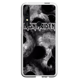 Чехол для Honor P Smart Z с принтом Iron Maiden в Новосибирске, Силикон | Область печати: задняя сторона чехла, без боковых панелей | бас | британия | брюс дикинсон | гитара | группа | дева | железная | метал | нико макбрэйн | рок | стив харрис | хеви | яник герс