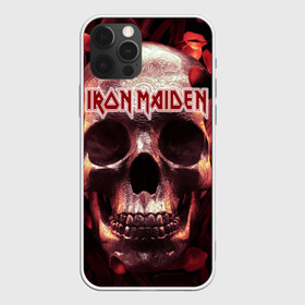 Чехол для iPhone 12 Pro с принтом Iron Maiden в Новосибирске, силикон | область печати: задняя сторона чехла, без боковых панелей | бас | британия | брюс дикинсон | гитара | группа | дева | железная | метал | нико макбрэйн | рок | стив харрис | хеви | яник герс