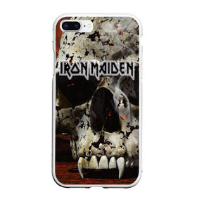 Чехол для iPhone 7Plus/8 Plus матовый с принтом Iron Maiden в Новосибирске, Силикон | Область печати: задняя сторона чехла, без боковых панелей | бас | британия | брюс дикинсон | гитара | группа | дева | железная | метал | нико макбрэйн | рок | стив харрис | хеви | яник герс