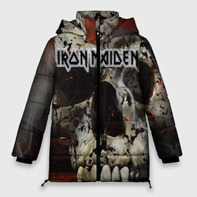 Женская зимняя куртка 3D с принтом Iron Maiden в Новосибирске, верх — 100% полиэстер; подкладка — 100% полиэстер; утеплитель — 100% полиэстер | длина ниже бедра, силуэт Оверсайз. Есть воротник-стойка, отстегивающийся капюшон и ветрозащитная планка. 

Боковые карманы с листочкой на кнопках и внутренний карман на молнии | бас | британия | брюс дикинсон | гитара | группа | дева | железная | метал | нико макбрэйн | рок | стив харрис | хеви | яник герс