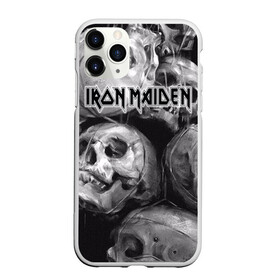 Чехол для iPhone 11 Pro матовый с принтом Iron Maiden в Новосибирске, Силикон |  | Тематика изображения на принте: бас | британия | брюс дикинсон | гитара | группа | дева | железная | метал | нико макбрэйн | рок | стив харрис | хеви | яник герс