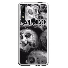 Чехол для Honor P Smart Z с принтом Iron Maiden в Новосибирске, Силикон | Область печати: задняя сторона чехла, без боковых панелей | бас | британия | брюс дикинсон | гитара | группа | дева | железная | метал | нико макбрэйн | рок | стив харрис | хеви | яник герс