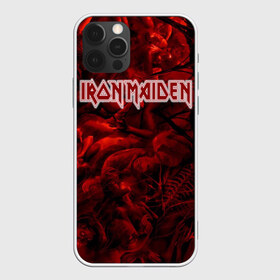 Чехол для iPhone 12 Pro Max с принтом Iron Maiden в Новосибирске, Силикон |  | Тематика изображения на принте: бас | британия | брюс дикинсон | гитара | группа | дева | железная | метал | нико макбрэйн | рок | стив харрис | хеви | яник герс