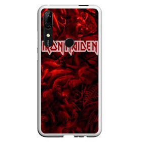 Чехол для Honor P Smart Z с принтом Iron Maiden в Новосибирске, Силикон | Область печати: задняя сторона чехла, без боковых панелей | бас | британия | брюс дикинсон | гитара | группа | дева | железная | метал | нико макбрэйн | рок | стив харрис | хеви | яник герс