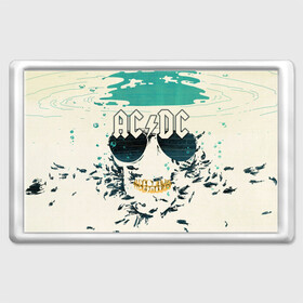 Магнит 45*70 с принтом AC/DC  в Новосибирске, Пластик | Размер: 78*52 мм; Размер печати: 70*45 | Тематика изображения на принте: австралийская | ангус янг | блюз | группа | малькольм янг | рок | рок н ролл | стиви янг | хард