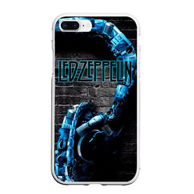 Чехол для iPhone 7Plus/8 Plus матовый с принтом Led Zeppelin в Новосибирске, Силикон | Область печати: задняя сторона чехла, без боковых панелей | блюз рок | британская | группа | джимми пейдж | джон пол джонс | роберт плант | рок | фолк рок | хард рок | хеви метал