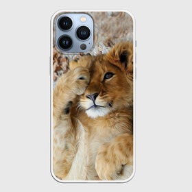 Чехол для iPhone 13 Pro Max с принтом Львенок в Новосибирске,  |  | дикая кошка | животные | кот | кошка | лев | львенок | львица | мордочка | природа | тигр | хищник