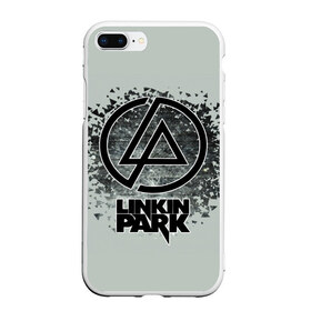 Чехол для iPhone 7Plus/8 Plus матовый с принтом Linkin Park в Новосибирске, Силикон | Область печати: задняя сторона чехла, без боковых панелей | американская | группа | линкин | майк шинода | метал | музыка | ню | парк | поп | рок | рэп | феникс фаррелл | честер беннингтон | электроник