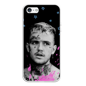 Чехол для iPhone 5/5S матовый с принтом LIL PEEP - Runaway в Новосибирске, Силикон | Область печати: задняя сторона чехла, без боковых панелей | Тематика изображения на принте: beautiful | broken | daddy | dead | exclusive | heart | life | lil | lilpeep | music | peep | pump | rap | rapper | rip | runaway | tattoo | густав | лил | лилпип | мертв | память | пип | рип | рэп | рэпер | сердце | тату | умер