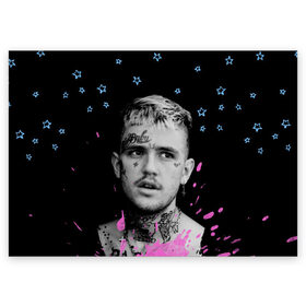 Поздравительная открытка с принтом LIL PEEP - Runaway в Новосибирске, 100% бумага | плотность бумаги 280 г/м2, матовая, на обратной стороне линовка и место для марки
 | beautiful | broken | daddy | dead | exclusive | heart | life | lil | lilpeep | music | peep | pump | rap | rapper | rip | runaway | tattoo | густав | лил | лилпип | мертв | память | пип | рип | рэп | рэпер | сердце | тату | умер