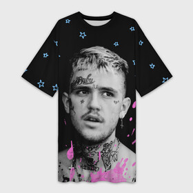 Платье-футболка 3D с принтом LIL PEEP   Runaway в Новосибирске,  |  | beautiful | broken | daddy | dead | exclusive | heart | life | lil | lilpeep | music | peep | pump | rap | rapper | rip | runaway | tattoo | густав | лил | лилпип | мертв | память | пип | рип | рэп | рэпер | сердце | тату | умер