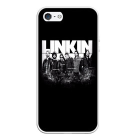 Чехол для iPhone 5/5S матовый с принтом Linkin Park в Новосибирске, Силикон | Область печати: задняя сторона чехла, без боковых панелей | американская | группа | линкин | майк шинода | метал | музыка | ню | парк | поп | рок | рэп | феникс фаррелл | честер беннингтон | электроник