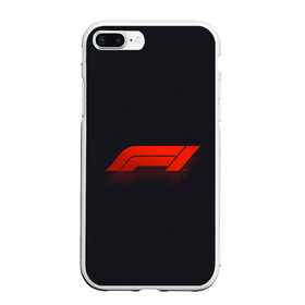 Чехол для iPhone 7Plus/8 Plus матовый с принтом Formula 1 Logo в Новосибирске, Силикон | Область печати: задняя сторона чехла, без боковых панелей | formula | лого | формула