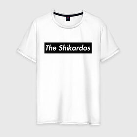 Мужская футболка хлопок с принтом The Shikardos в Новосибирске, 100% хлопок | прямой крой, круглый вырез горловины, длина до линии бедер, слегка спущенное плечо. | бест | заебест | замечательно | клёво | супер | шикардос | шикарно