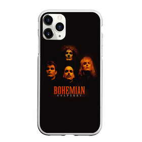 Чехол для iPhone 11 Pro матовый с принтом Queen Bohemian Rhapsody в Новосибирске, Силикон |  | queen | брайан мэи | британская | группа | джон дикон | королева | роджер тейлор | рок | фредди меркьюри