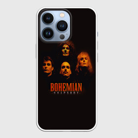 Чехол для iPhone 13 Pro с принтом Queen Bohemian Rhapsody в Новосибирске,  |  | queen | брайан мэи | британская | группа | джон дикон | королева | роджер тейлор | рок | фредди меркьюри