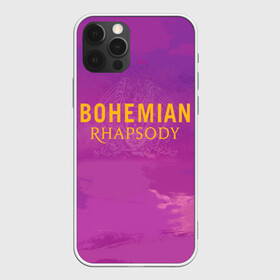 Чехол для iPhone 12 Pro с принтом Queen Bohemian Rhapsody в Новосибирске, силикон | область печати: задняя сторона чехла, без боковых панелей | queen | богемская рапсодия | брайан мэи | британская | группа | королева | роджер тейлор | рок | фредди меркьюри