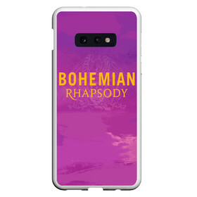 Чехол для Samsung S10E с принтом Queen Bohemian Rhapsody в Новосибирске, Силикон | Область печати: задняя сторона чехла, без боковых панелей | queen | богемская рапсодия | брайан мэи | британская | группа | королева | роджер тейлор | рок | фредди меркьюри