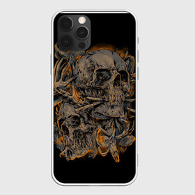 Чехол для iPhone 12 Pro Max с принтом Черепа в Новосибирске, Силикон |  | dead | demon | devil | executioner | punisher | rap | rock | satan | skull | swag | каратель | палач | скелет | череп