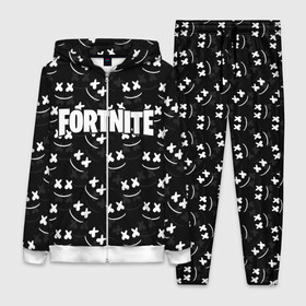 Женский костюм 3D с принтом FORTNITE x MARSHMELLO в Новосибирске,  |  | 2019 | armor | armour | cybersport | esport | fortnite | game | llama | logo | броня | игра | киберспорт | лама | фиолетовый | фирменные цвета | фортнайт