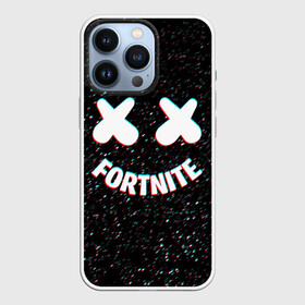 Чехол для iPhone 13 Pro с принтом FORTNITE x MARSHMELLO в Новосибирске,  |  | 2019 | armor | armour | cybersport | dj | esport | fortnite | galaxy | game | llama | logo | marshmello | space | usa | америка | броня | галакт | игра | киберспорт | клубная музыка | лама | маршмелло |