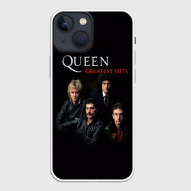 Чехол для iPhone 13 mini с принтом Queen в Новосибирске,  |  | queen | богемская рапсодия | брайан мэи | британская | группа | королева | роджер тейлор | рок | фредди меркьюри