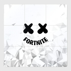 Магнитный плакат 3Х3 с принтом FORTNITE x MARSHMELLO в Новосибирске, Полимерный материал с магнитным слоем | 9 деталей размером 9*9 см | 2019 | armor | armour | cybersport | esport | fortnite | game | llama | logo | броня | игра | киберспорт | лама | фиолетовый | фирменные цвета | фортнайт