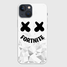 Чехол для iPhone 13 mini с принтом FORTNITE x MARSHMELLO в Новосибирске,  |  | 2019 | armor | armour | cybersport | esport | fortnite | game | llama | logo | броня | игра | киберспорт | лама | фиолетовый | фирменные цвета | фортнайт