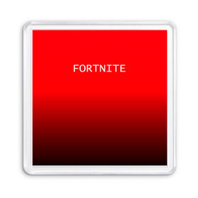 Магнит 55*55 с принтом Fortnite Logo в Новосибирске, Пластик | Размер: 65*65 мм; Размер печати: 55*55 мм | 