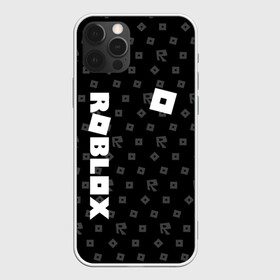 Чехол для iPhone 12 Pro с принтом ROBLOX в Новосибирске, силикон | область печати: задняя сторона чехла, без боковых панелей | Тематика изображения на принте: game | gamer | logo | minecraft | roblox | simulator | игра | конструктор | лого | симулятор | строительство | фигура