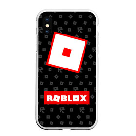 Чехол для iPhone XS Max матовый с принтом ROBLOX в Новосибирске, Силикон | Область печати: задняя сторона чехла, без боковых панелей | game | gamer | logo | minecraft | roblox | simulator | игра | конструктор | лого | симулятор | строительство | фигура