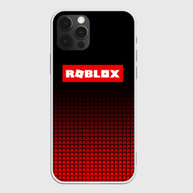 Чехол для iPhone 12 Pro с принтом ROBLOX в Новосибирске, силикон | область печати: задняя сторона чехла, без боковых панелей | Тематика изображения на принте: game | gamer | logo | minecraft | roblox | simulator | игра | конструктор | лого | симулятор | строительство | фигура