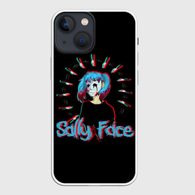 Чехол для iPhone 13 mini с принтом Sally Face в Новосибирске,  |  | sally face | загадка | лицо | протез | салли фейс | соседи | странные | тайна | ужас | фишер