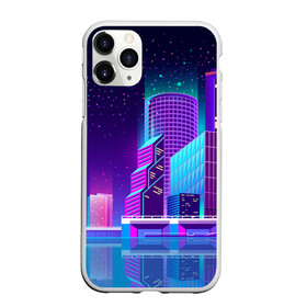 Чехол для iPhone 11 Pro матовый с принтом Neon Nights в Новосибирске, Силикон |  | Тематика изображения на принте: city | neon синтвейв | retrowave | synthwave | горо | неон | ночь | ретровейв