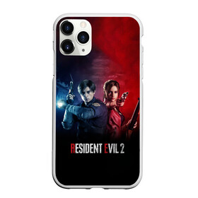 Чехол для iPhone 11 Pro матовый с принтом Resident Evil 2 в Новосибирске, Силикон |  | 2 | biohazard | claire | evil | horror | raccoon | resident | survival | t virus | t вирус | выживание | зла | кеннеди | клэр | леон | обитель | раккун | редфилд | скотт | ужас