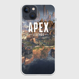 Чехол для iPhone 13 с принтом APEX LEGENDS в Новосибирске,  |  | apex | legend | legends | titanfall | апекс | бангалор | бладхаунд | верхушки | гибралтар | каустик | лайфлайн | легенда | легенды | ледженд | леджендс | мираж | рэйф | титанфол