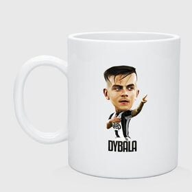 Кружка с принтом Dybala в Новосибирске, керамика | объем — 330 мл, диаметр — 80 мм. Принт наносится на бока кружки, можно сделать два разных изображения | Тематика изображения на принте: champion | cr7 | cristiano | game | goal | italy | juventus | madrid | real | ronaldo | spain | team | буффон | гол | дибала | золотой мяч | игрок | испания | италия | криштиану | мадрид | португалия | реал | роналду | спорт | тренер | футбол | 