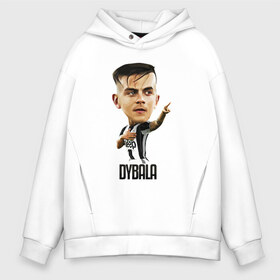 Мужское худи Oversize хлопок с принтом Dybala в Новосибирске, френч-терри — 70% хлопок, 30% полиэстер. Мягкий теплый начес внутри —100% хлопок | боковые карманы, эластичные манжеты и нижняя кромка, капюшон на магнитной кнопке | Тематика изображения на принте: champion | cr7 | cristiano | game | goal | italy | juventus | madrid | real | ronaldo | spain | team | буффон | гол | дибала | золотой мяч | игрок | испания | италия | криштиану | мадрид | португалия | реал | роналду | спорт | тренер | футбол | 