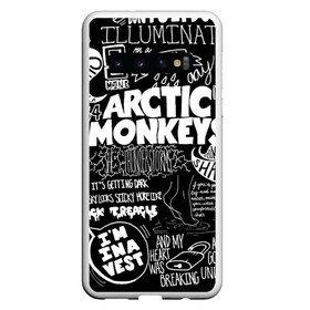Чехол для Samsung Galaxy S10 с принтом Arctic Monkeys в Новосибирске, Силикон | Область печати: задняя сторона чехла, без боковых панелей | arctic monkeys | алекс тёрнер | арктик манкиз | группы | джейми кук | инди | музыка | мэтт хелдерс | ник омэлли | постпанк | рок