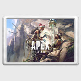 Магнит 45*70 с принтом APEX Legends в Новосибирске, Пластик | Размер: 78*52 мм; Размер печати: 70*45 | 2 | 2019 | 3 | apex | game | legends | titanfall | игра | титанфолл