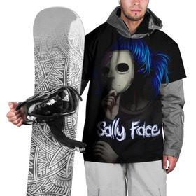 Накидка на куртку 3D с принтом Sally Face (9) в Новосибирске, 100% полиэстер |  | face | fisher | larry johnson | mask | sally | sally face | sally fisher | демоны | духи | маска | призраки | салли | салли фейс | салли фишер | фейс