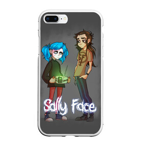 Чехол для iPhone 7Plus/8 Plus матовый с принтом Sally Face (10) в Новосибирске, Силикон | Область печати: задняя сторона чехла, без боковых панелей | Тематика изображения на принте: face | fisher | larry johnson | mask | sally | sally face | sally fisher | демоны | духи | маска | призраки | салли | салли фейс | салли фишер | фейс