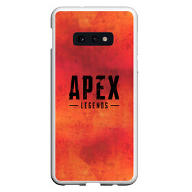 Чехол для Samsung S10E с принтом Apex Legends в Новосибирске, Силикон | Область печати: задняя сторона чехла, без боковых панелей | apex | bangalore | battle | bloodhound | caustic | frontier | gibraltar | legends | lifeline | mirage | pathfinder | royale | shooter | wraith | битва | королевская | легенды | фронтир | шутер