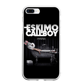 Чехол для iPhone 7Plus/8 Plus матовый с принтом Eskimo Callboy в Новосибирске, Силикон | Область печати: задняя сторона чехла, без боковых панелей | bury me in vegas | crystals | danskimo | eskimo callboy | sushi | the scene | we are the mess | группы | метал | музыка | рок | эскимо колбой