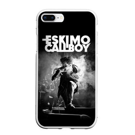 Чехол для iPhone 7Plus/8 Plus матовый с принтом Eskimo Callboy в Новосибирске, Силикон | Область печати: задняя сторона чехла, без боковых панелей | bury me in vegas | crystals | danskimo | eskimo callboy | sushi | the scene | we are the mess | группы | метал | музыка | рок | эскимо колбой