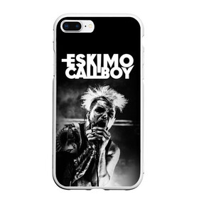 Чехол для iPhone 7Plus/8 Plus матовый с принтом Eskimo Callboy в Новосибирске, Силикон | Область печати: задняя сторона чехла, без боковых панелей | bury me in vegas | crystals | danskimo | eskimo callboy | sushi | the scene | we are the mess | группы | метал | музыка | рок | эскимо колбой