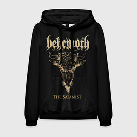 Мужская толстовка 3D с принтом Behemoth в Новосибирске, 100% полиэстер | двухслойный капюшон со шнурком для регулировки, мягкие манжеты на рукавах и по низу толстовки, спереди карман-кенгуру с мягким внутренним слоем. | Тематика изображения на принте: behemoth | black metal | death metal | inferno | nergal | orion | seth | блэк метал | группы | дэт метал | метал | музыка | рок