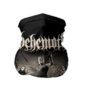 Бандана-труба 3D с принтом Behemoth в Новосибирске, 100% полиэстер, ткань с особыми свойствами — Activecool | плотность 150‒180 г/м2; хорошо тянется, но сохраняет форму | behemoth | black metal | death metal | inferno | nergal | orion | seth | блэк метал | группы | дэт метал | метал | музыка | рок